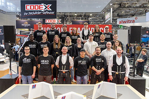 LAMILUX Mission Flachdach Gruppenfoto der Teilnehmer