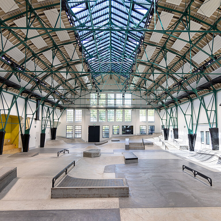 Eggenhalle von Innen