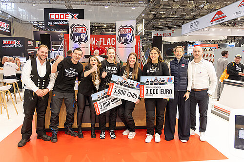 LAMILUX Mission Flachdach Sieger mit 3.000 Euro Preisgeld auf Fachmesse