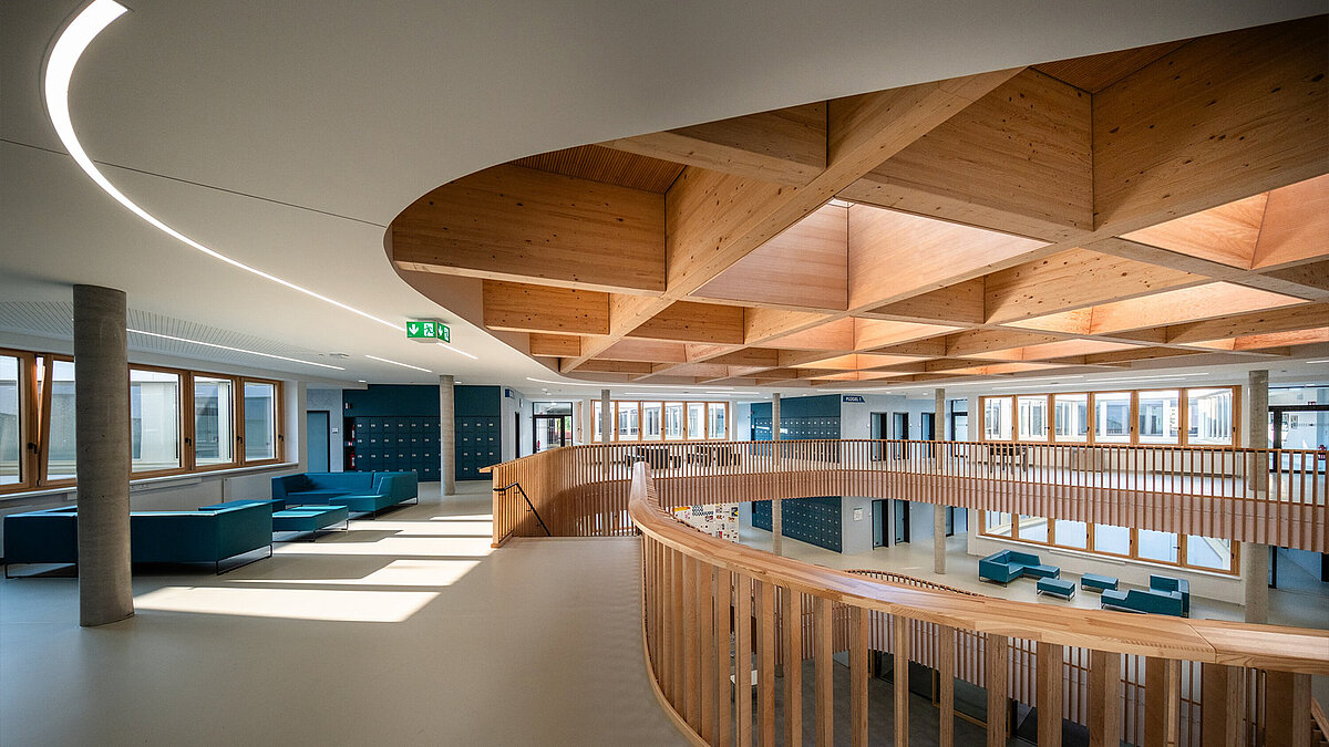 Flur der Grace-Hopper-Gesamtschule