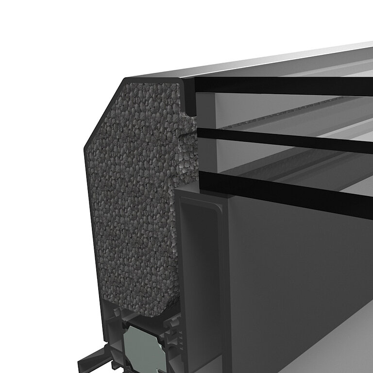 LAMILUX KFDA Solo Verglasung